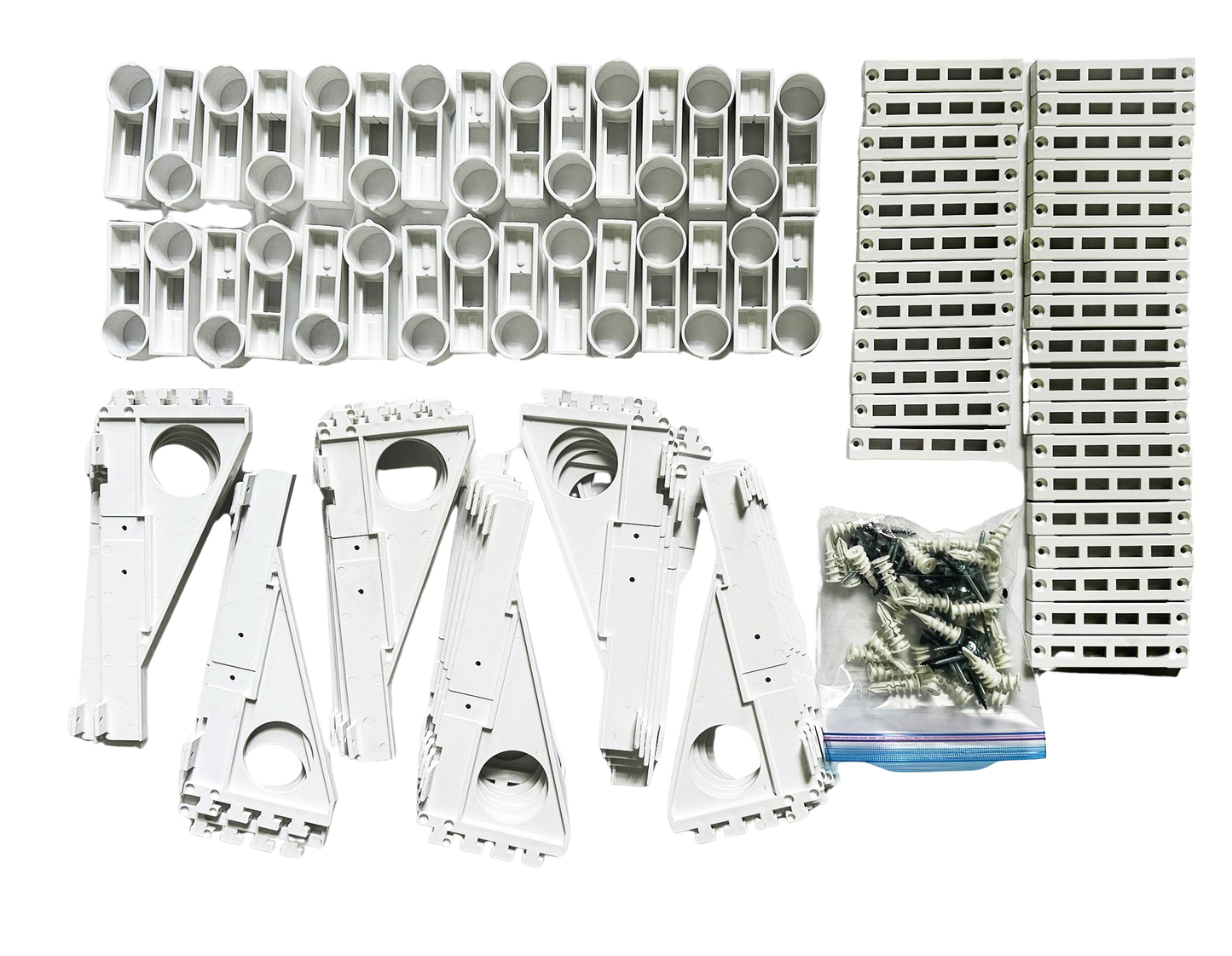 Contractor 15 Shelf Bracket System with Rod Holders
